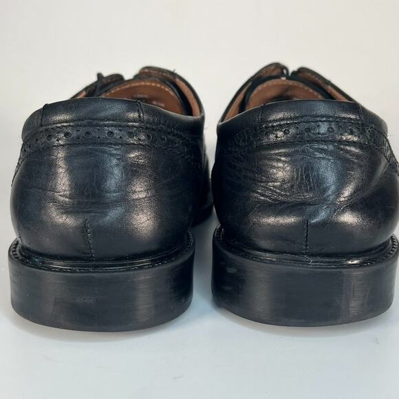 Johnston & Murphy Lewis Black Leather Wingtip Oxford Dress Shoes Men 10 main image 4